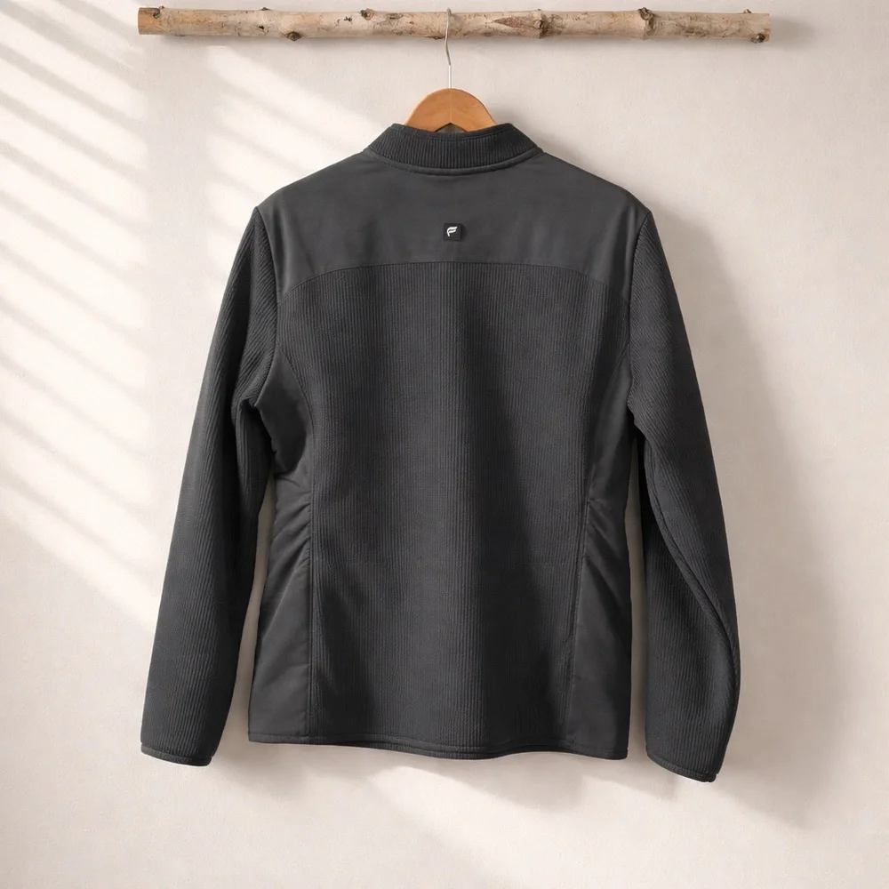 Women’s Large Fabletics Pace Knit Jacket
In Charcoal - Picture 2 of 9